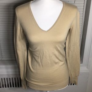 United Colors of Benetton Beige V-Neck Sweater